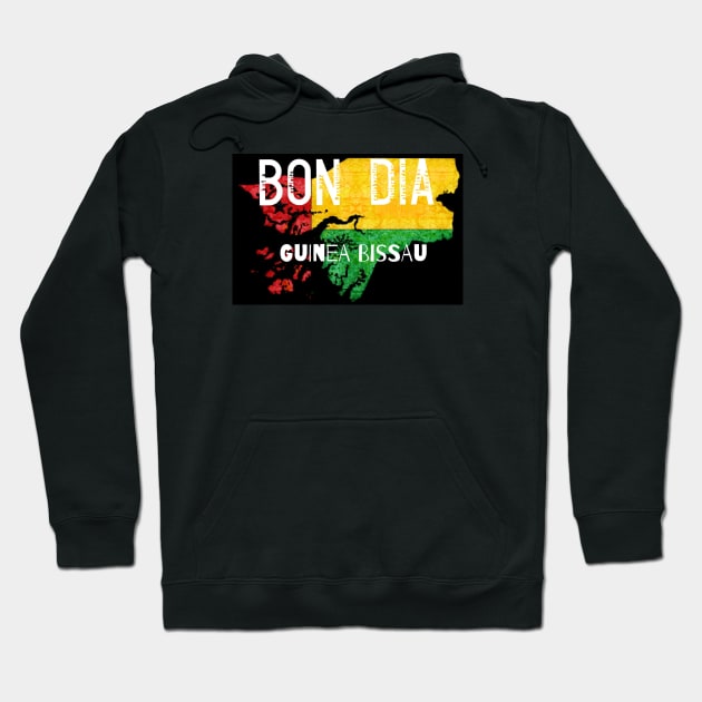 Guinea Bissau - Bon Dia Hoodie by Tony Cisse Art Originals